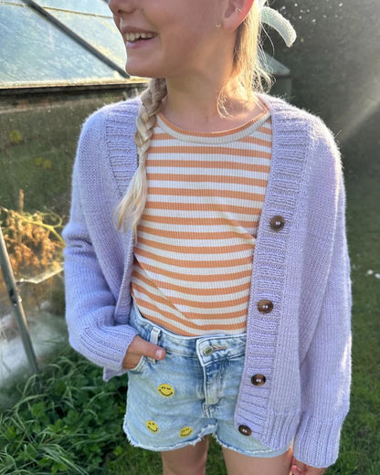 Eva Cardigan Strickpaket - Cool Wool Big