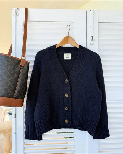 Eva Cardigan Strickpaket - Cool Wool Big