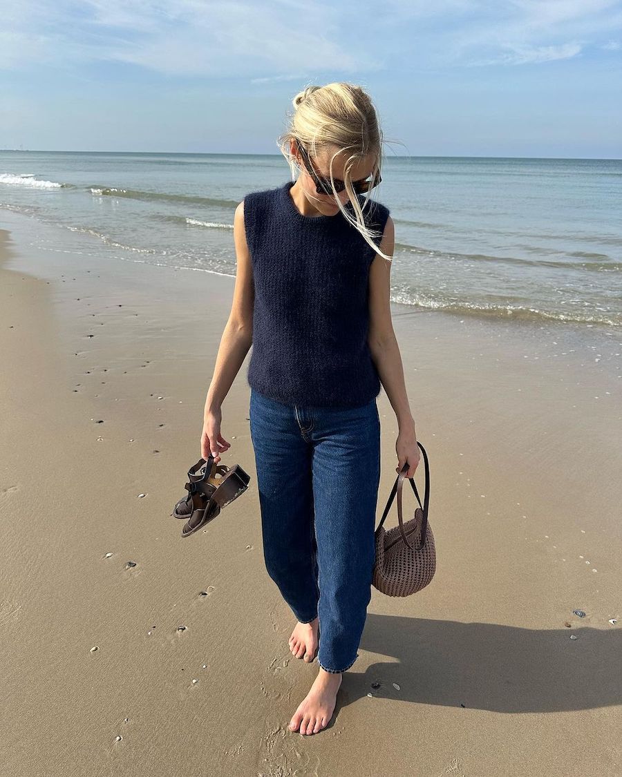 Friday Pullunder Strickpaket - Cool Wool und Silkhair