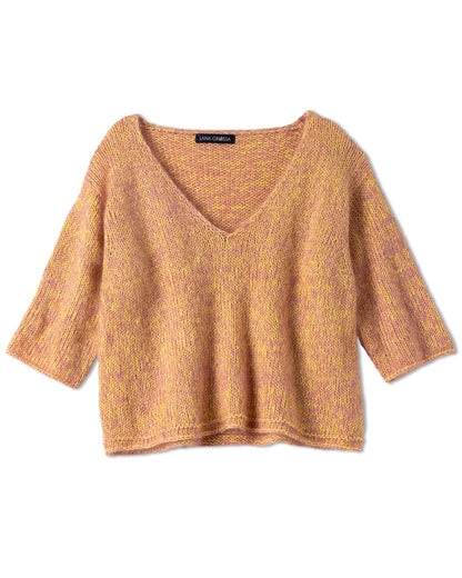 V-Pullover Summer Cashmere & Silkhair (Natural Knits 1)