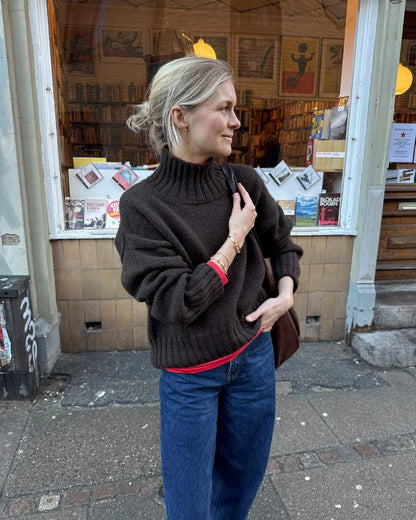 Hannah Sweater O-neck Anleitung - PetiteKnit