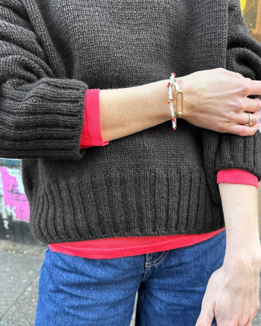 Hannah Sweater O-neck Anleitung - PetiteKnit