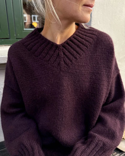 Hannah Sweater V-Neck Strickpaket - Alta Moda Alpaca