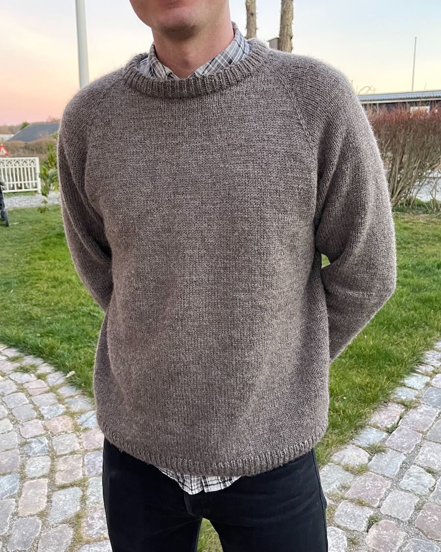 Hanstholm Sweater Man Strickpaket - Cool Wool Big