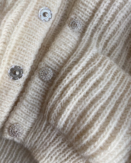 September Jacke Strickpaket - Cool Wool und Silkhair (doppelfädig)