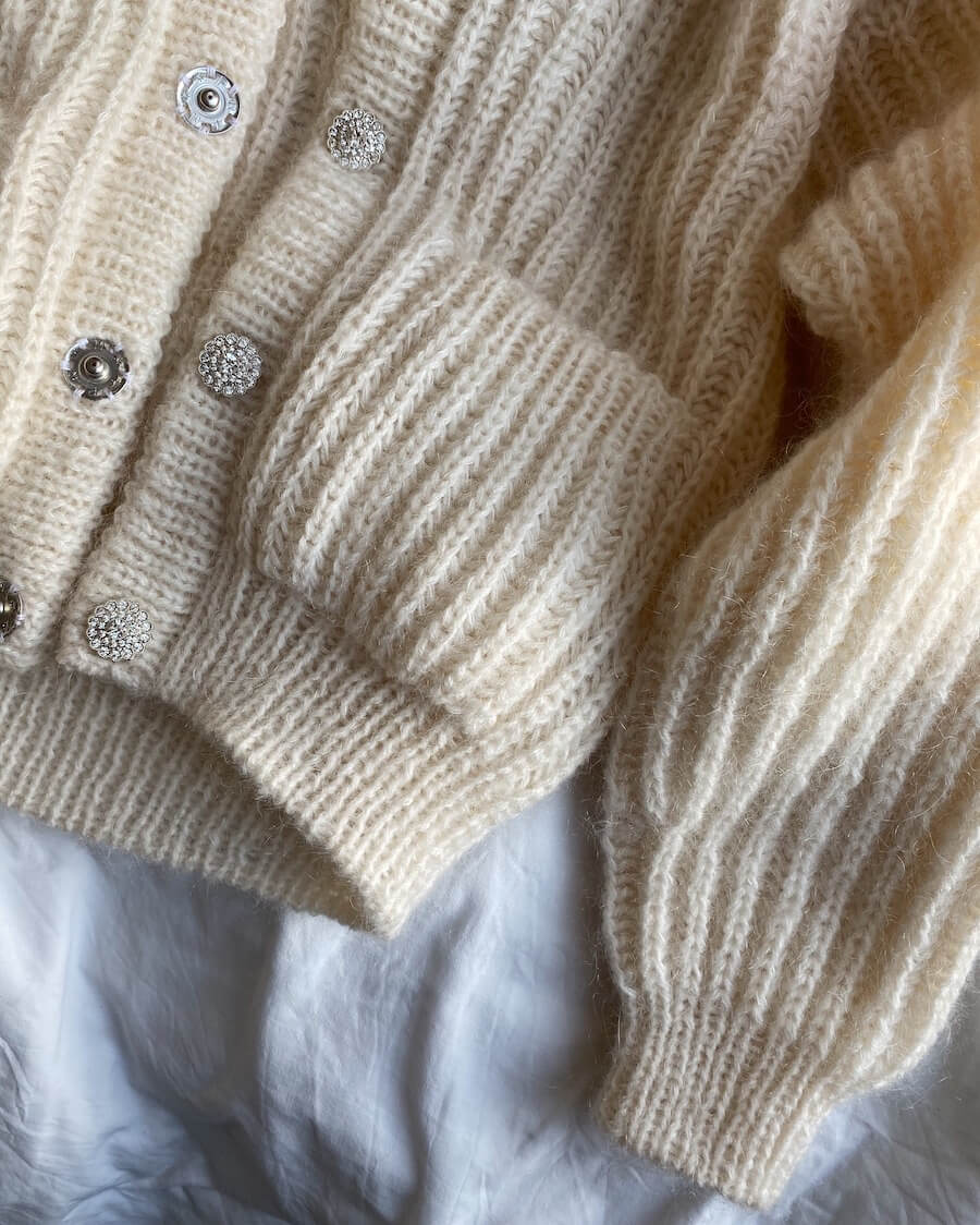 September Jacke Strickpaket - Cool Wool und Silkhair (doppelfädig)