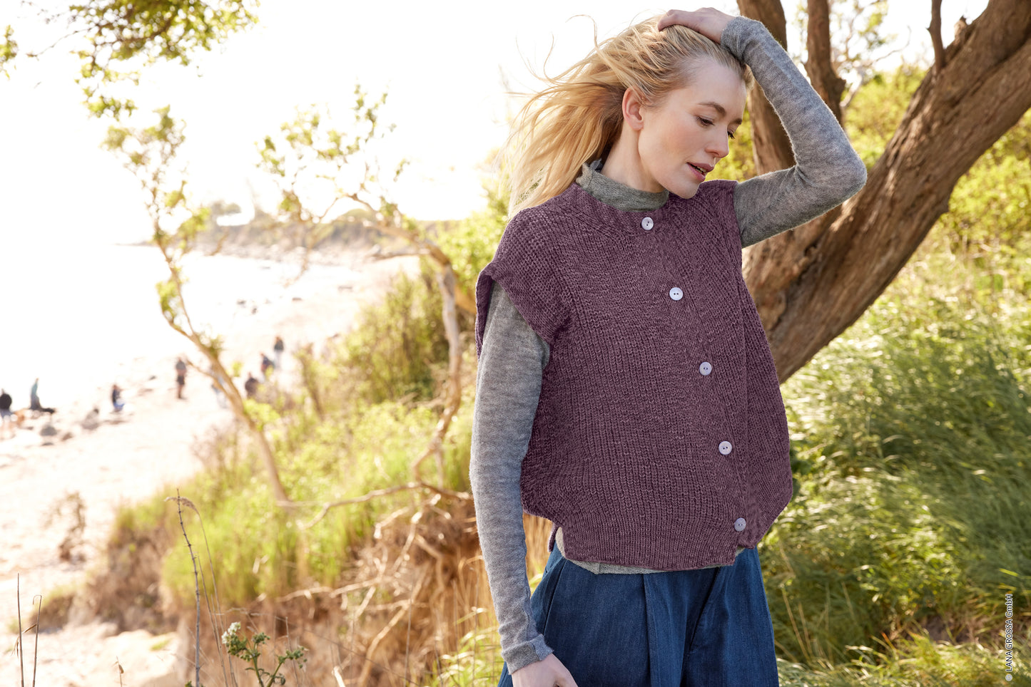Halbpatente Weste - Cool Wool Vintage (Merino Edition 04)