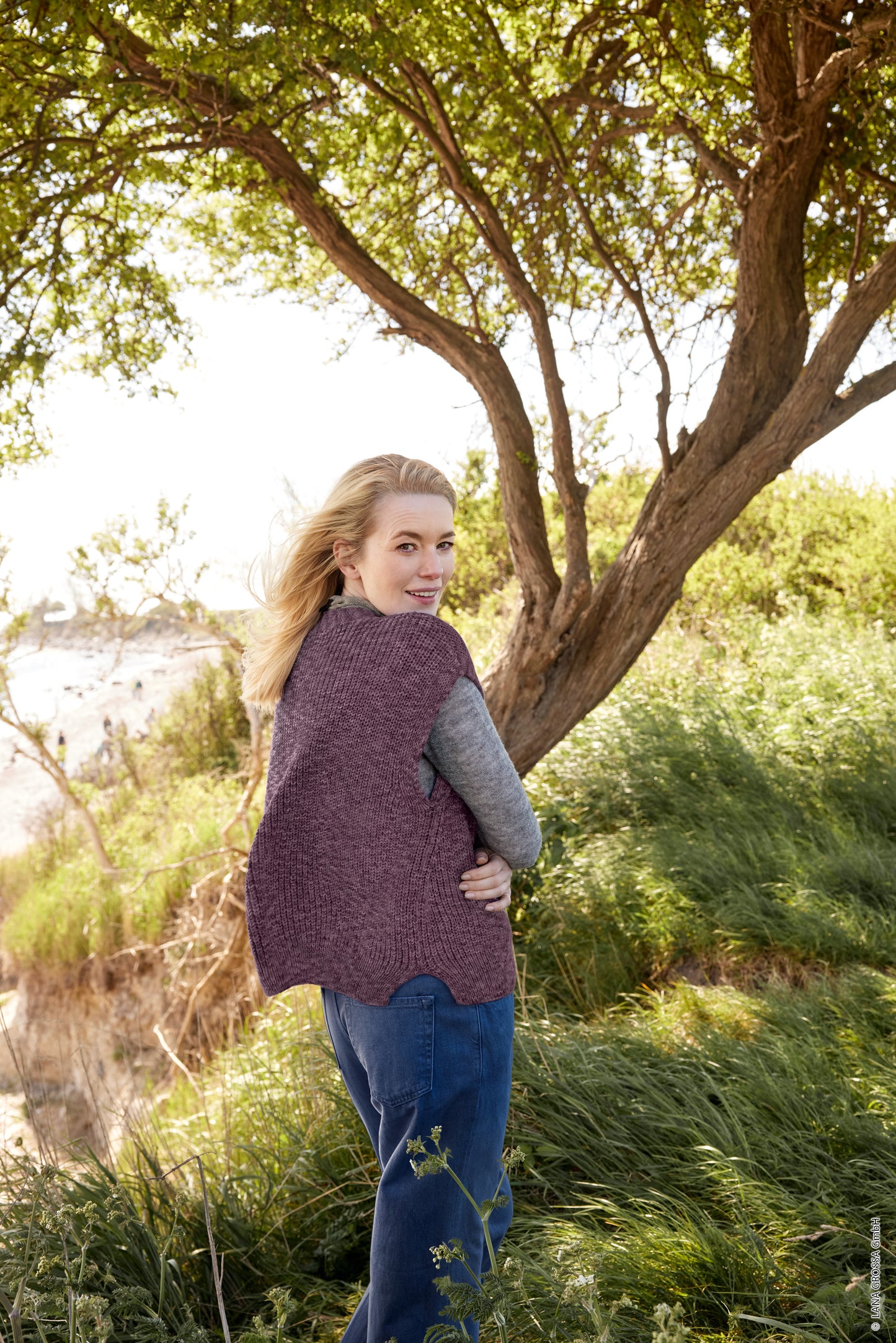 Halbpatente Weste - Cool Wool Vintage (Merino Edition 04)