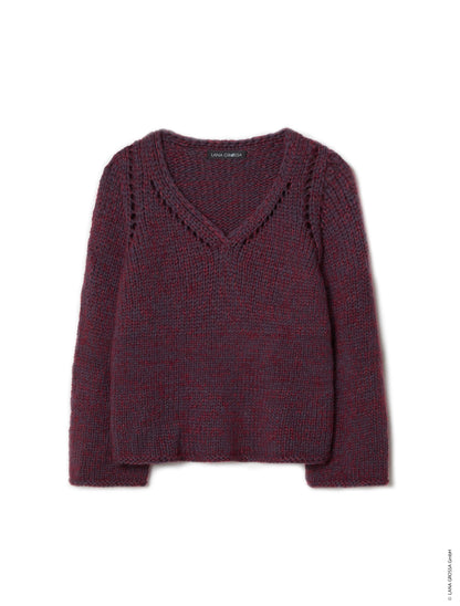V-Pullover Winter Softness & Silkhair (Nera) - ORIGINALFARBEN