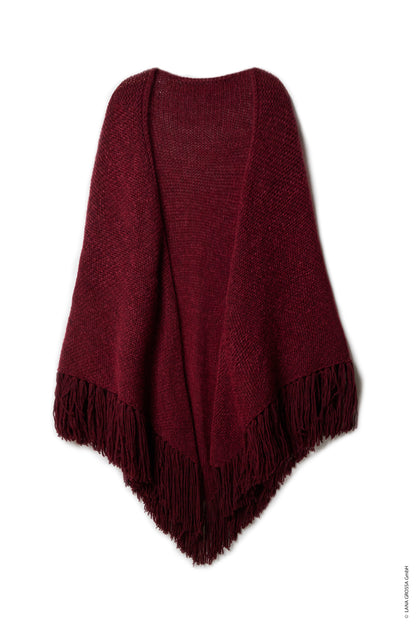 Dreieckstuch Silkhair & Alta Moda Alpaca (Nera) - ORIGINALFARBEN