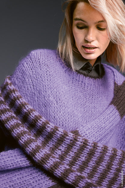 Schal Strickpaket - Mohair di Gio (Easy 03 - Modell 09)