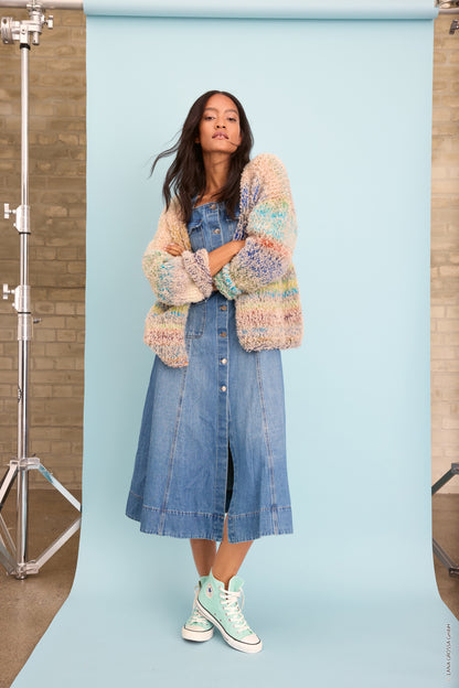 Cardigan Strickpaket - Candy & Pelliccia (Gomitolo 18)