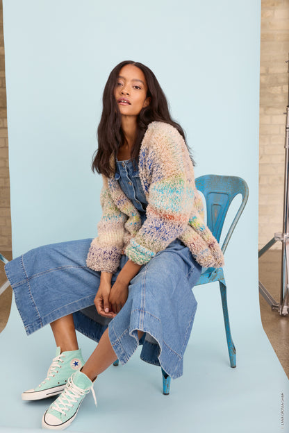 Cardigan Strickpaket - Candy & Pelliccia (Gomitolo 18)