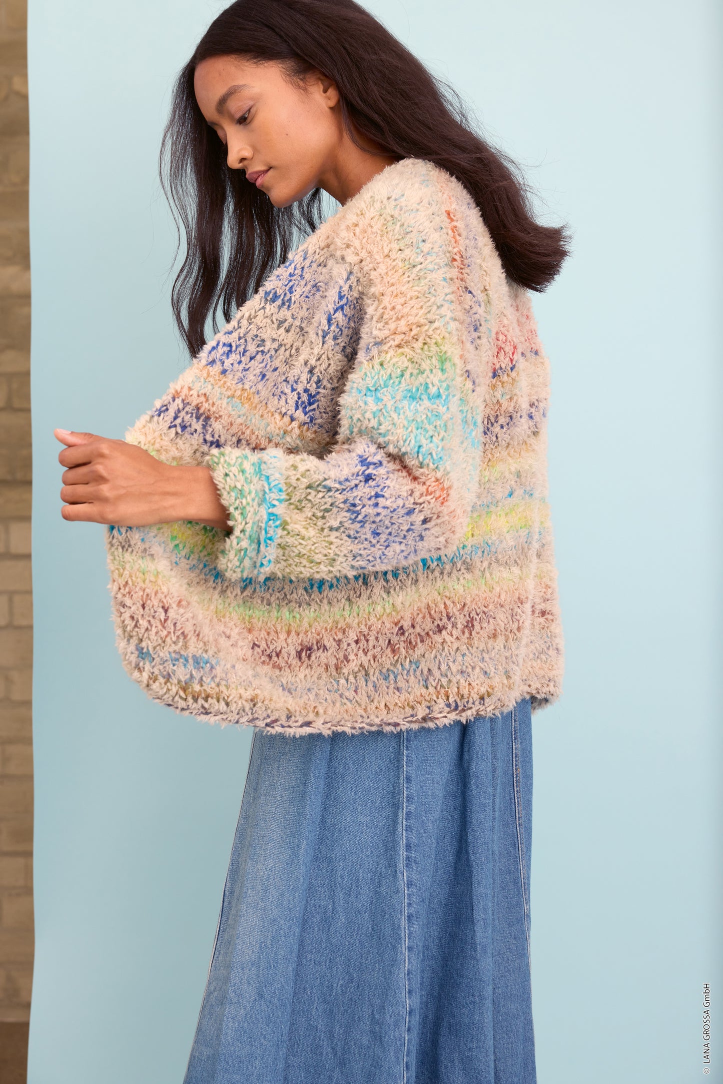 Cardigan Strickpaket - Candy & Pelliccia (Gomitolo 18)