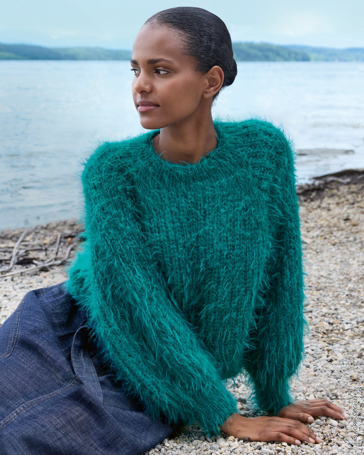 Top-Down-Pullover Strickpaket - Basta (Journal 72)