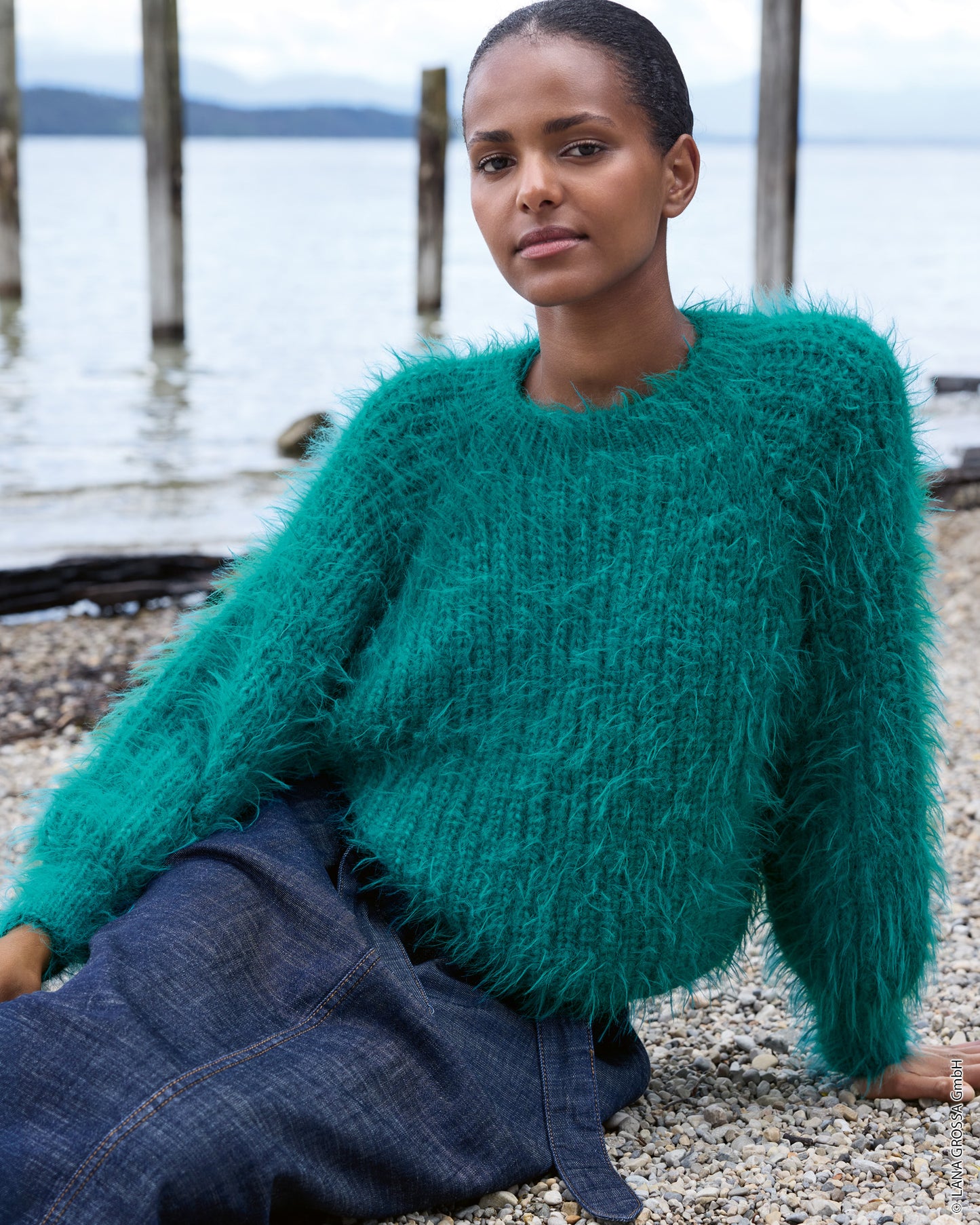 Top-Down-Pullover Strickpaket - Basta (Journal 72)