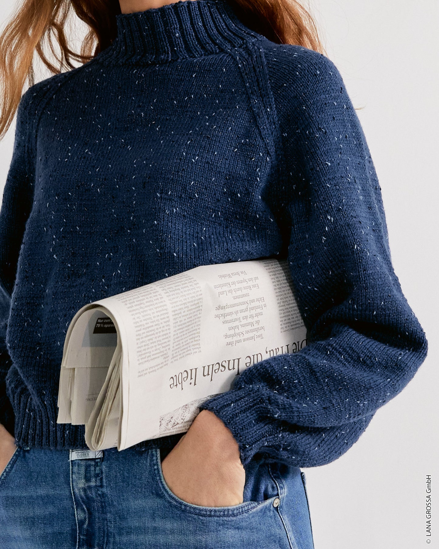 Hannah Sweater II Strickpaket - Cool Wool Big Dots (Merino Classics)