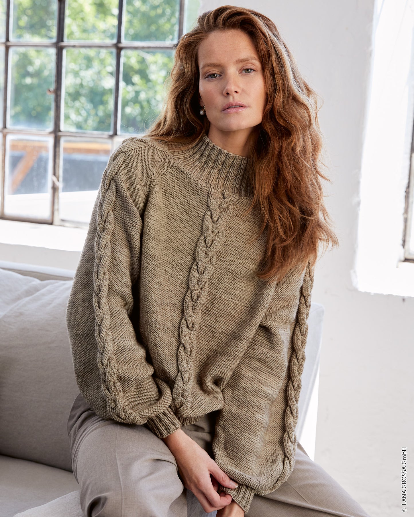 Pullover Hannah 1 Strickpaket - Cool Wool Big Vintage