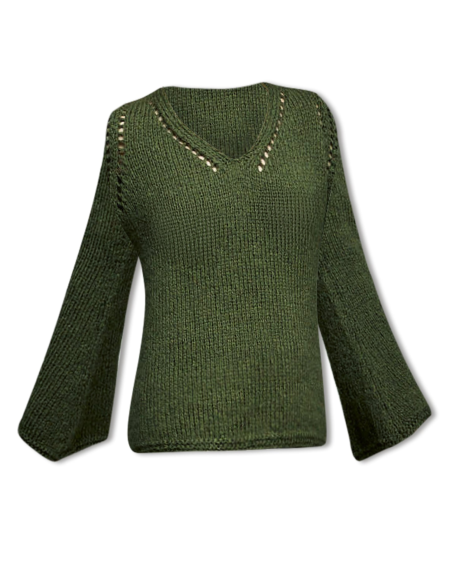 V-Pullover Strickpaket - Chapeau (Nera 03)