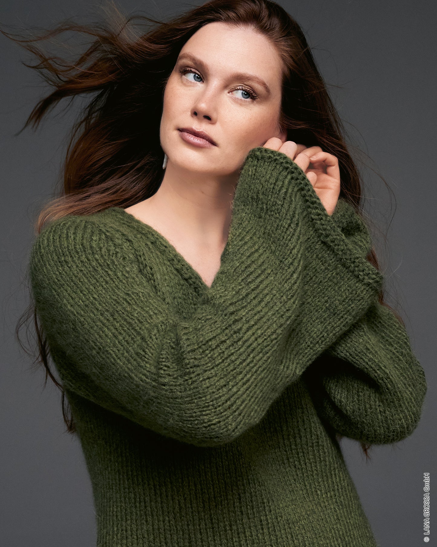 V-Pullover Strickpaket - Chapeau (Nera 03)