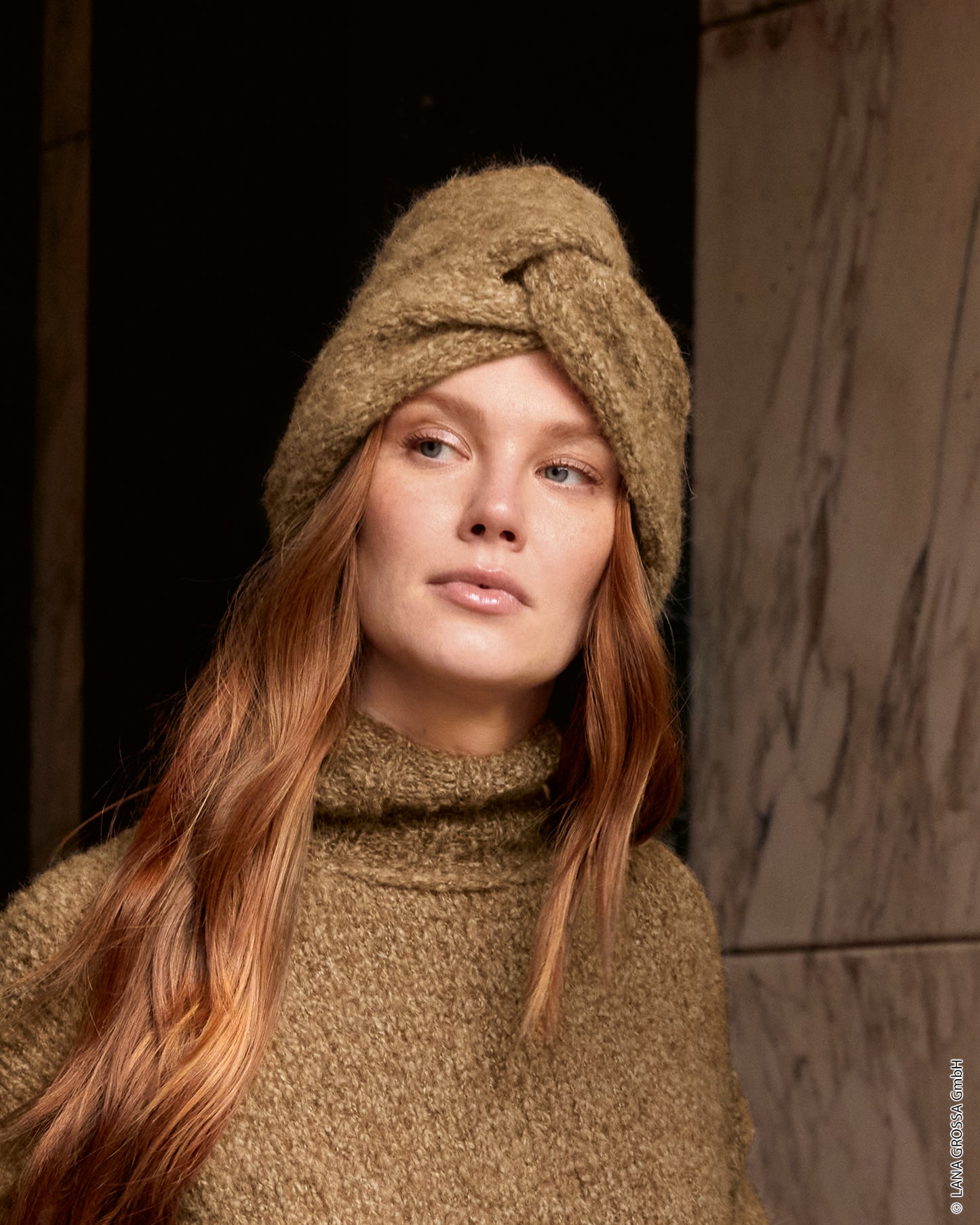 Turban-Mütze Strickpaket - Milano (Nera 3)