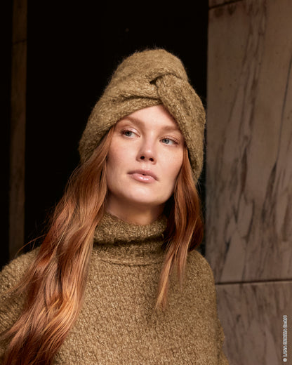 Turban-Mütze Strickpaket - Milano (Nera 3)