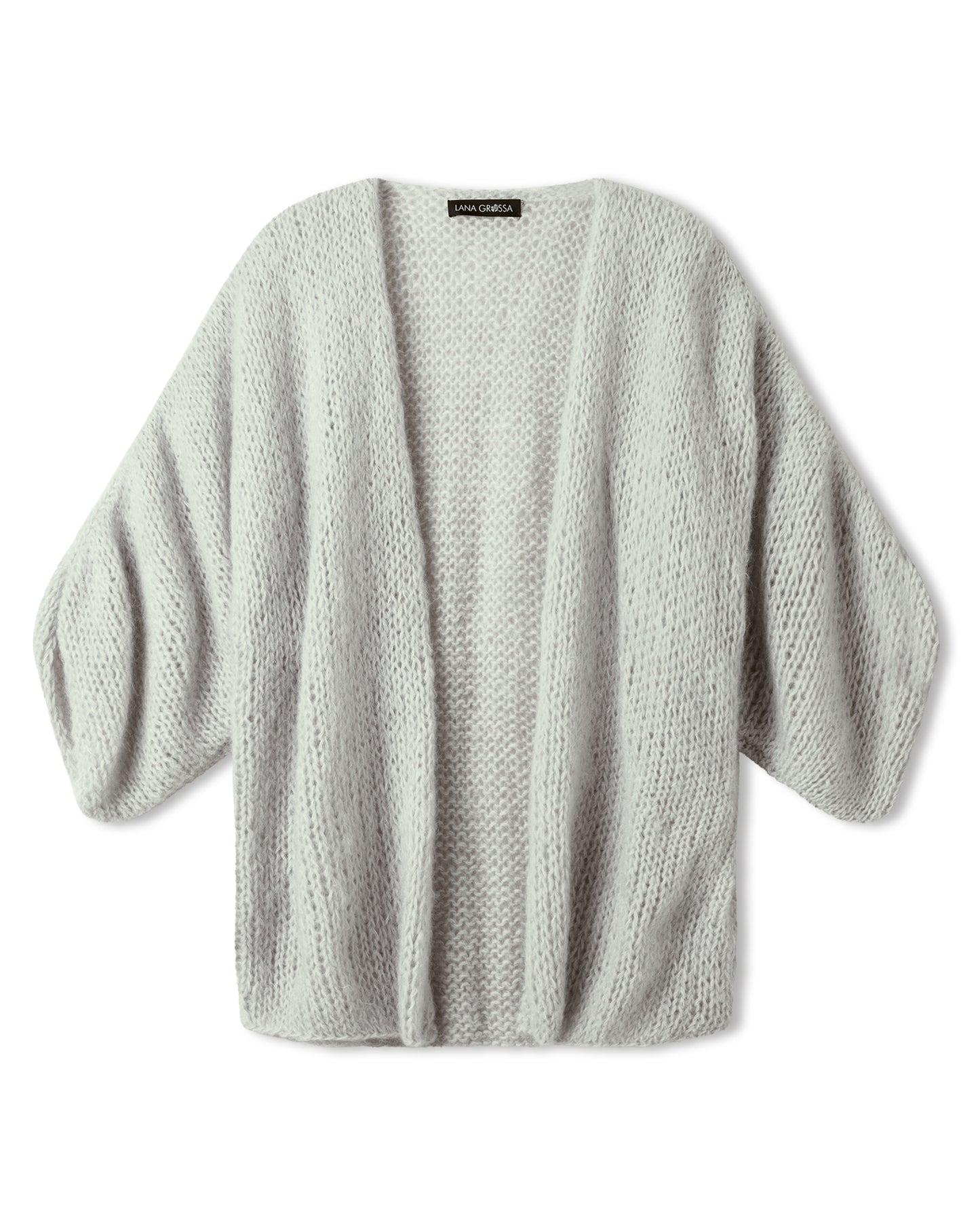 Cardigan Strickpaket - Mohair Di Gio (Nera 03)