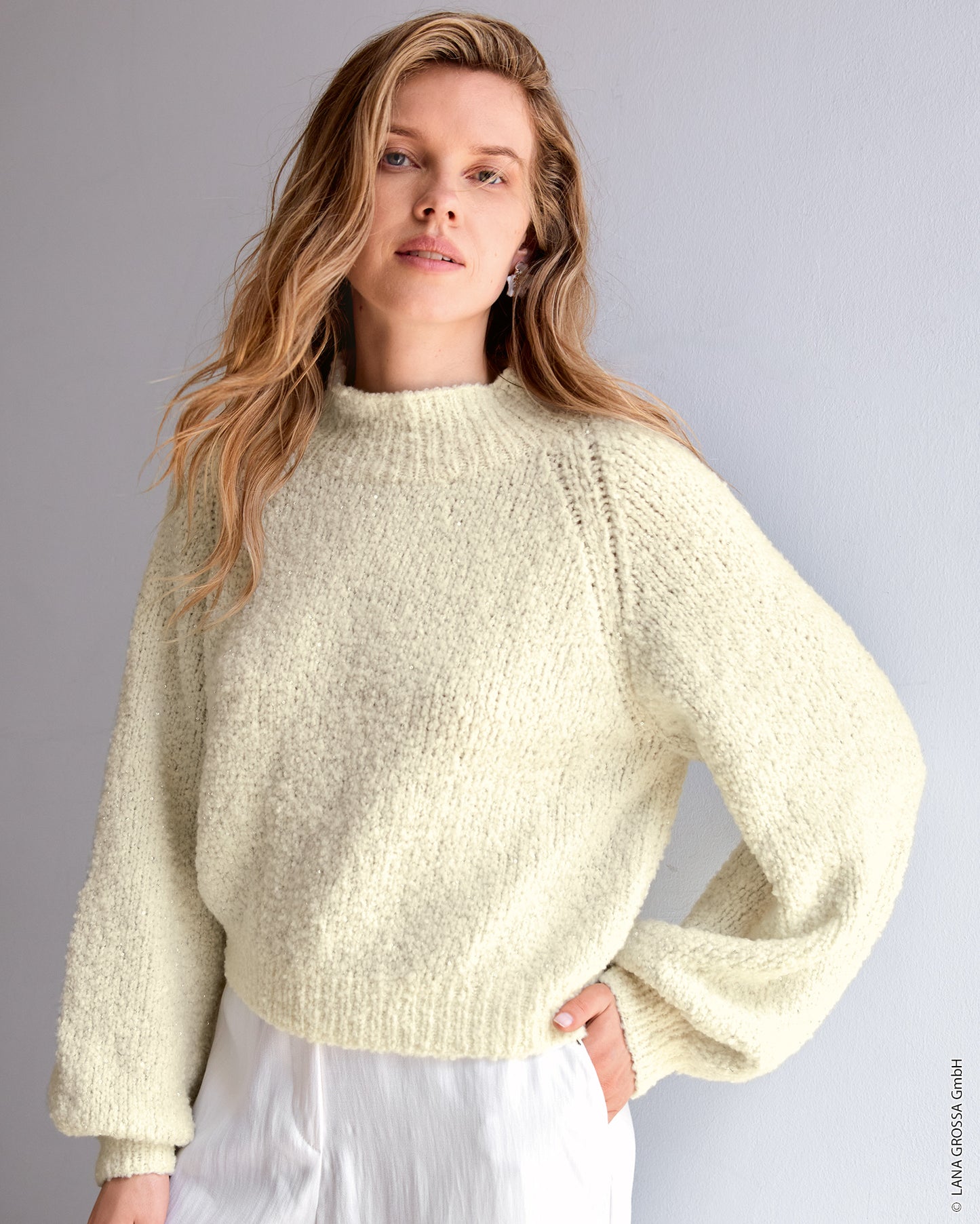 Raglan Pullover Strickpaket - Orsettini & Glamour (Nera 03)