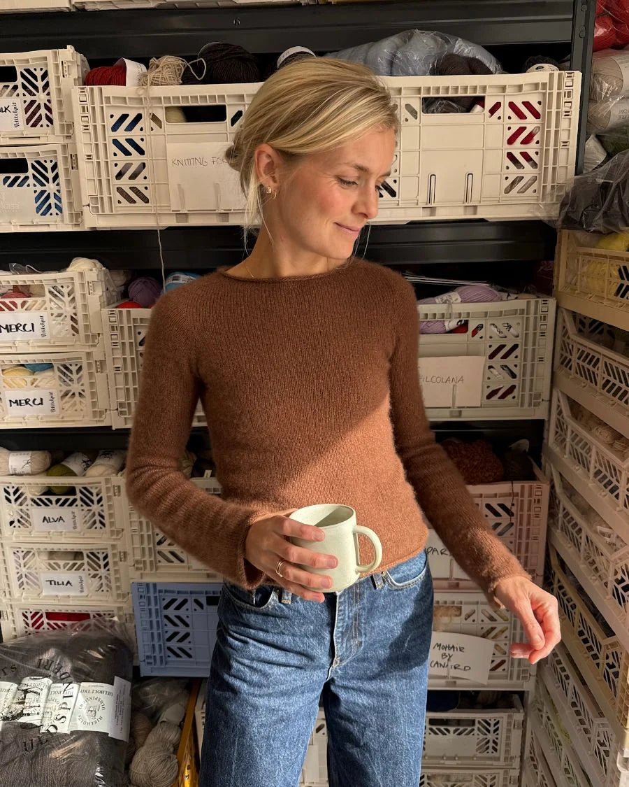 Ivy Blouse Strickpaket - Silkhair doppelfädig