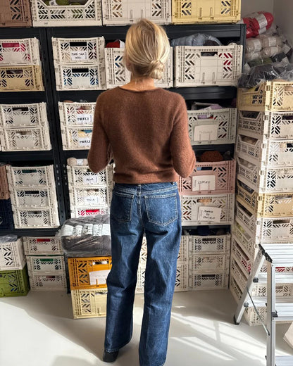 Ivy Blouse Strickpaket - Silkhair doppelfädig