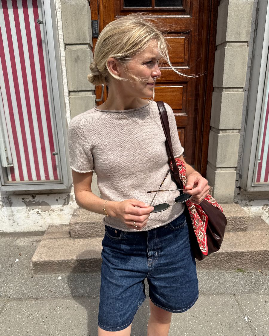 Ivy Tee Strickpaket - Cool Wool