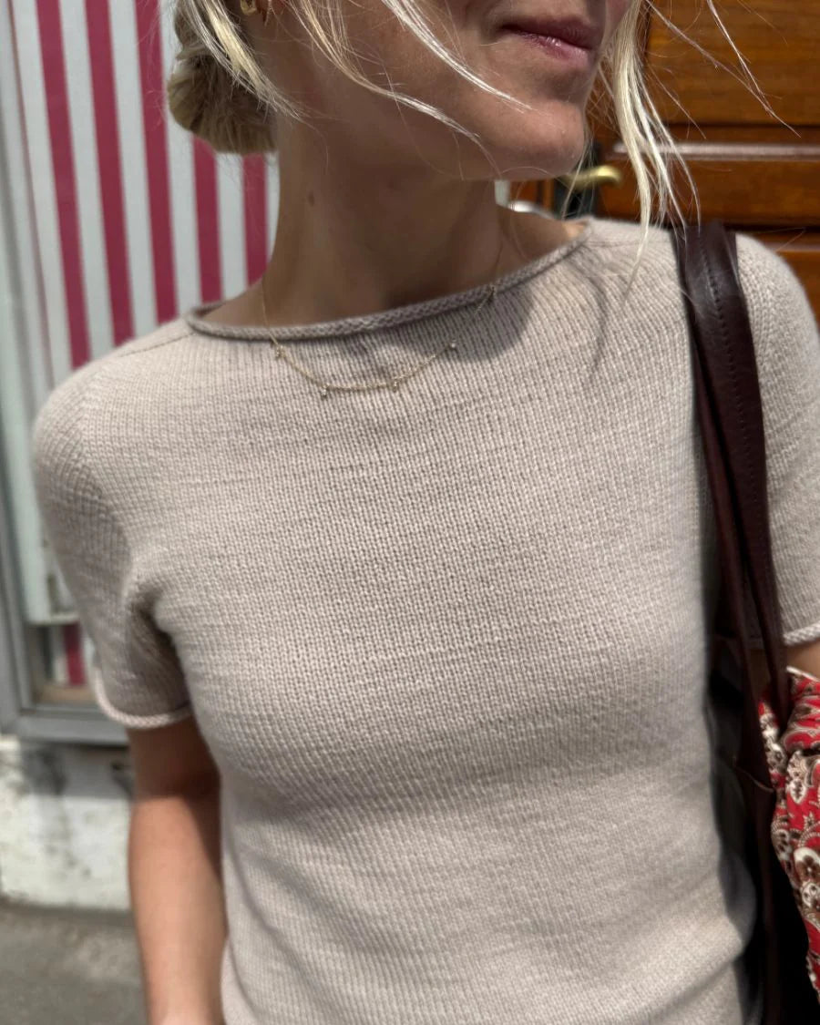 Ivy Tee Strickpaket - Cool Wool