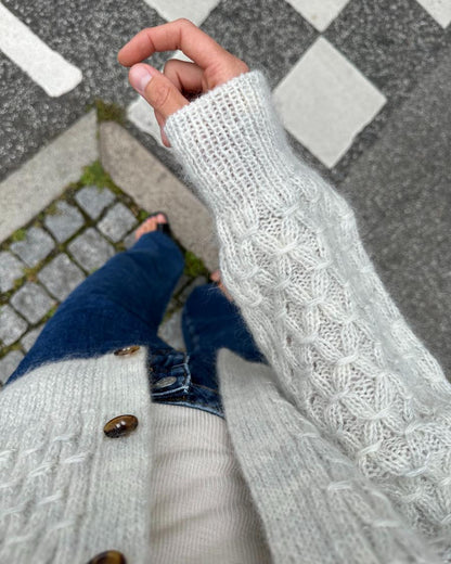 Jenny Jacket V-Neck Strickpaket - Ecopuno und Silkhair