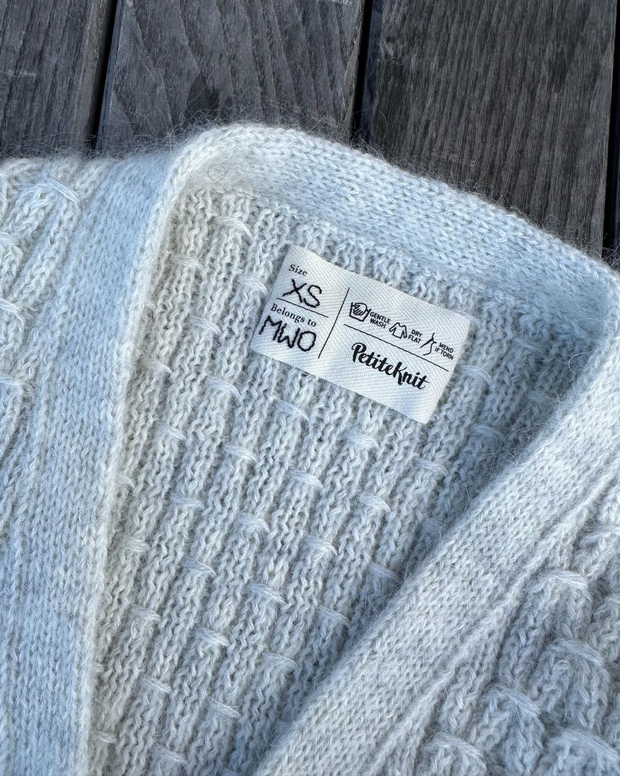 Jenny Jacket V-Neck Strickpaket - Ecopuno und Silkhair