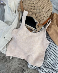 June Top Strickpaket - Cotonella Uni