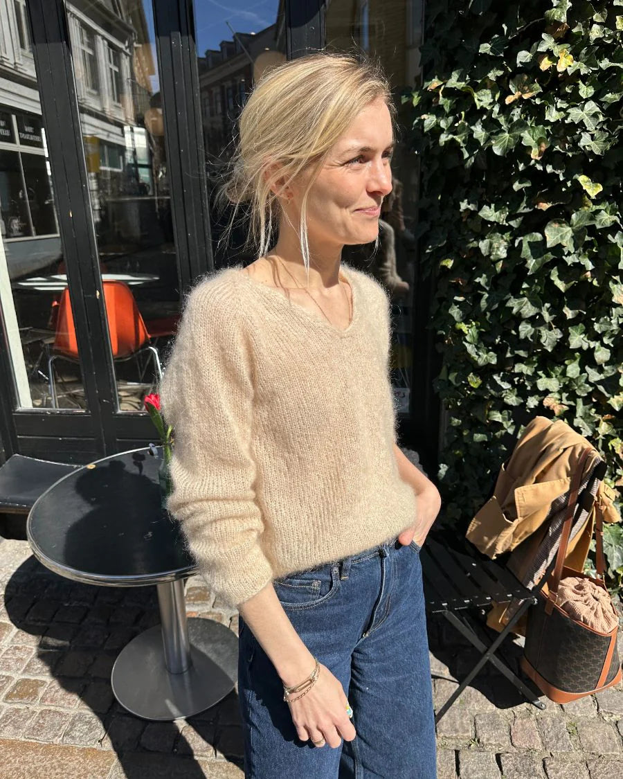 Kumulus Bluse Strickpaket - Silkhair doppelfädig