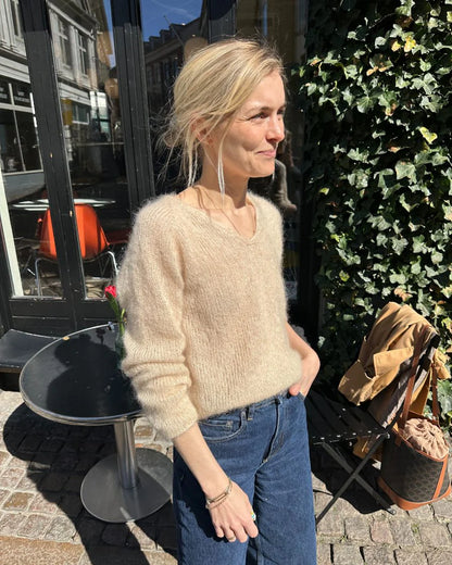 Kumulus Bluse Strickpaket - Silkhair doppelfädig