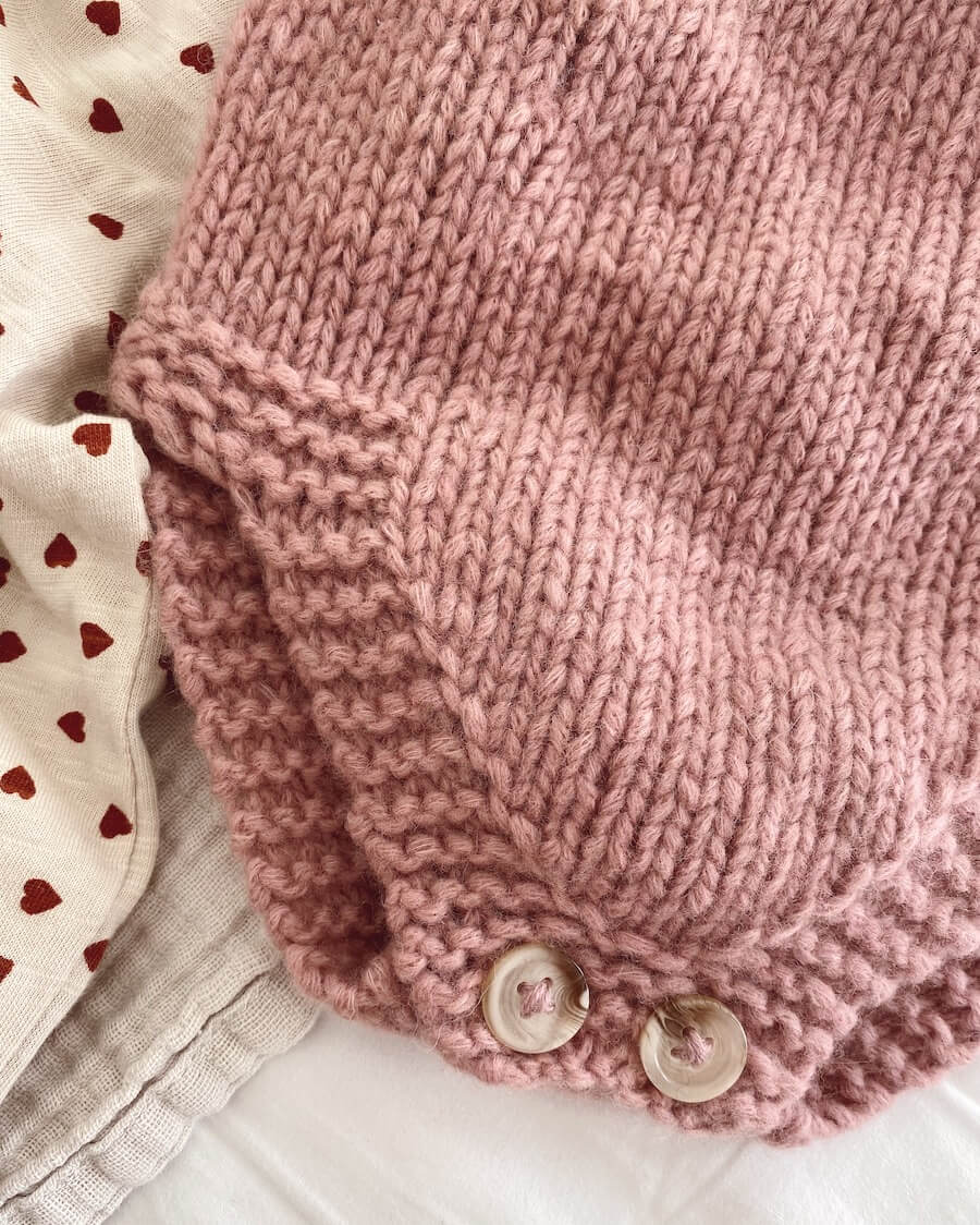 Kleiner Bruder Strampler Strickpaket - Alta Moda Alpaca