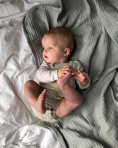 Kleine Schwester Strampler Strickpaket - Cool Wool