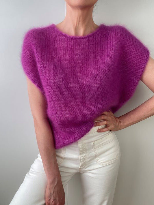 Zoe Shirt Strickpaket - Silkhair doppelfädig