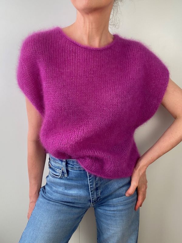 Zoe Shirt Strickpaket - Silkhair doppelfädig