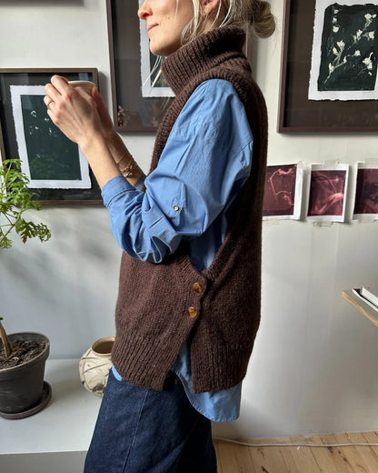 Lulu Slipover Chunky Edition Strickpaket - Alta Moda Alpaca