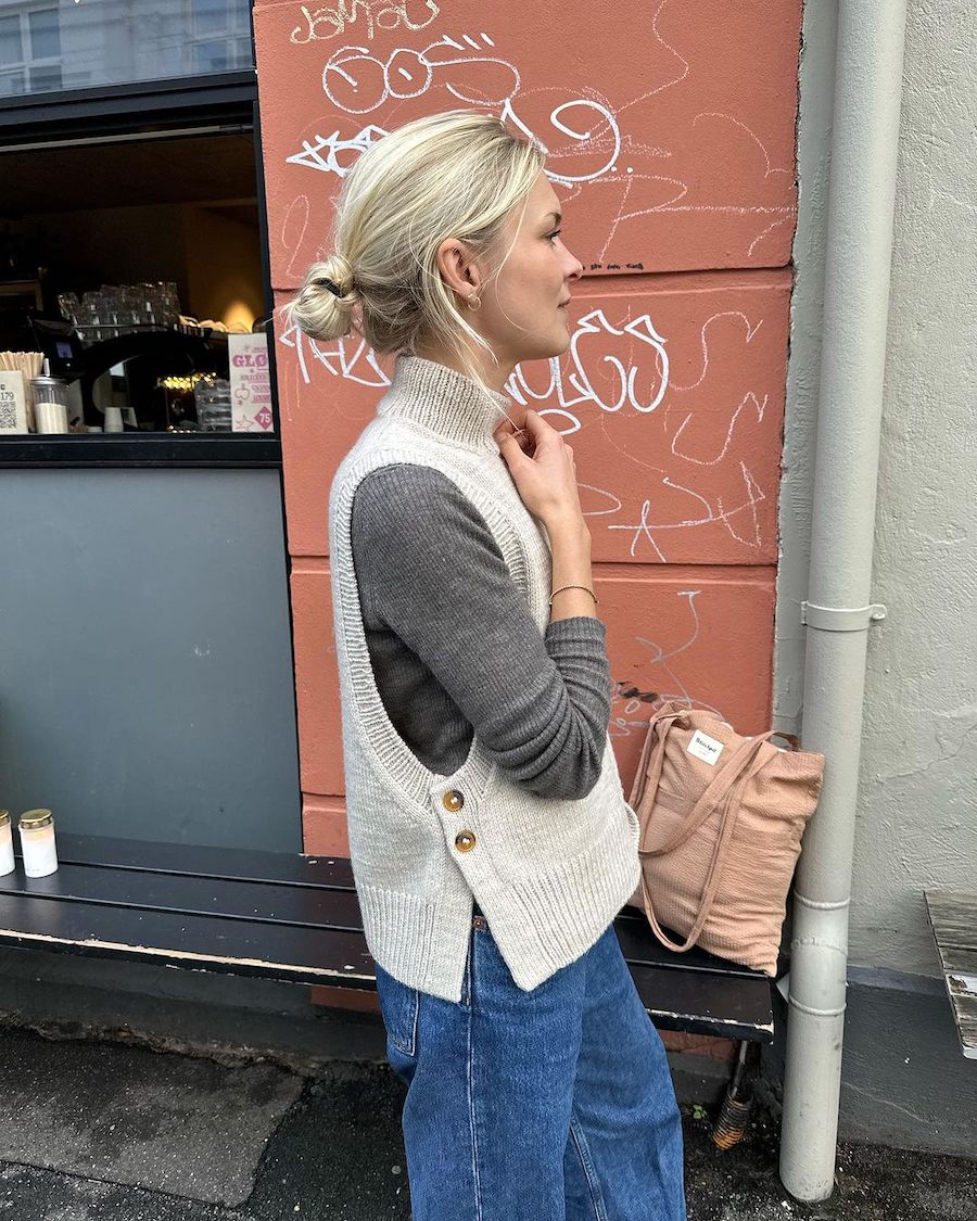 Lulu Slipover Strickpaket - Cool Wool Big