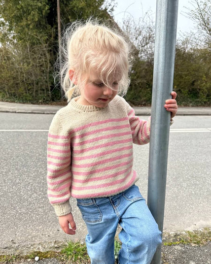 Lyon Sweater Kids Strickpaket - Cool Wool doppelfädig