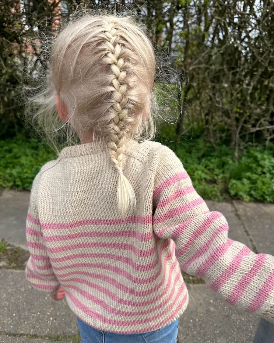 Lyon Sweater Kids Strickpaket - Cool Wool doppelfädig