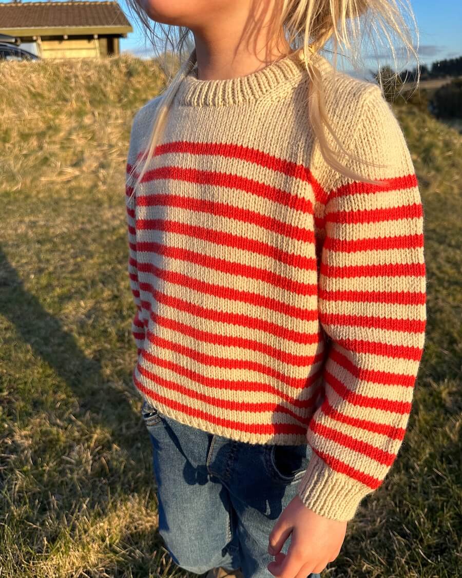 Lyon Sweater Kids Strickpaket - Cool Wool doppelfädig