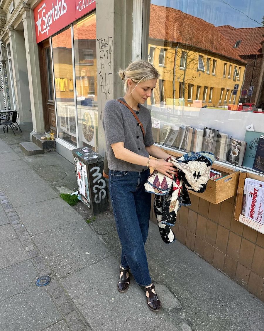 Maggie Cardigan Strickpaket - Cool Wool und Silkhair