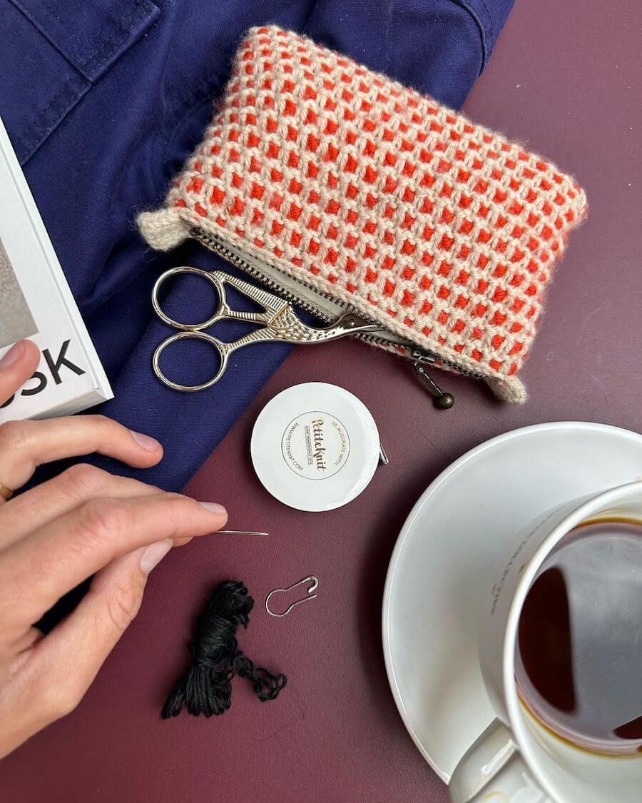 Marie Purse Anleitung - PetiteKnit