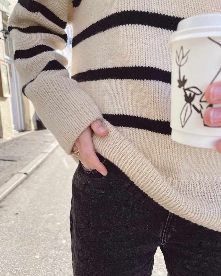 Marseille Sweater Strickpaket - Cool Wool Big