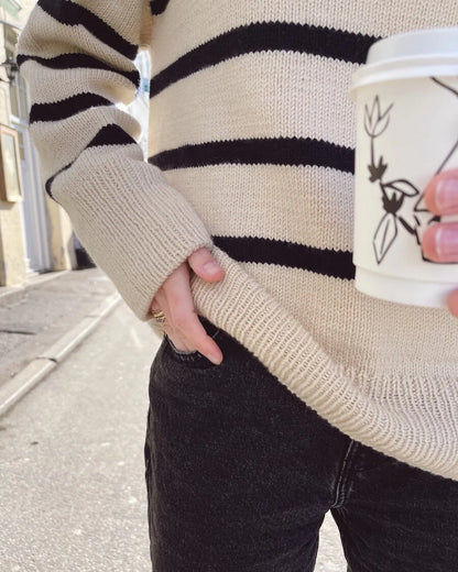 Marseille Sweater Strickpaket - Cool Wool Big